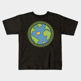 Go Green Planet Earth Kids T-Shirt